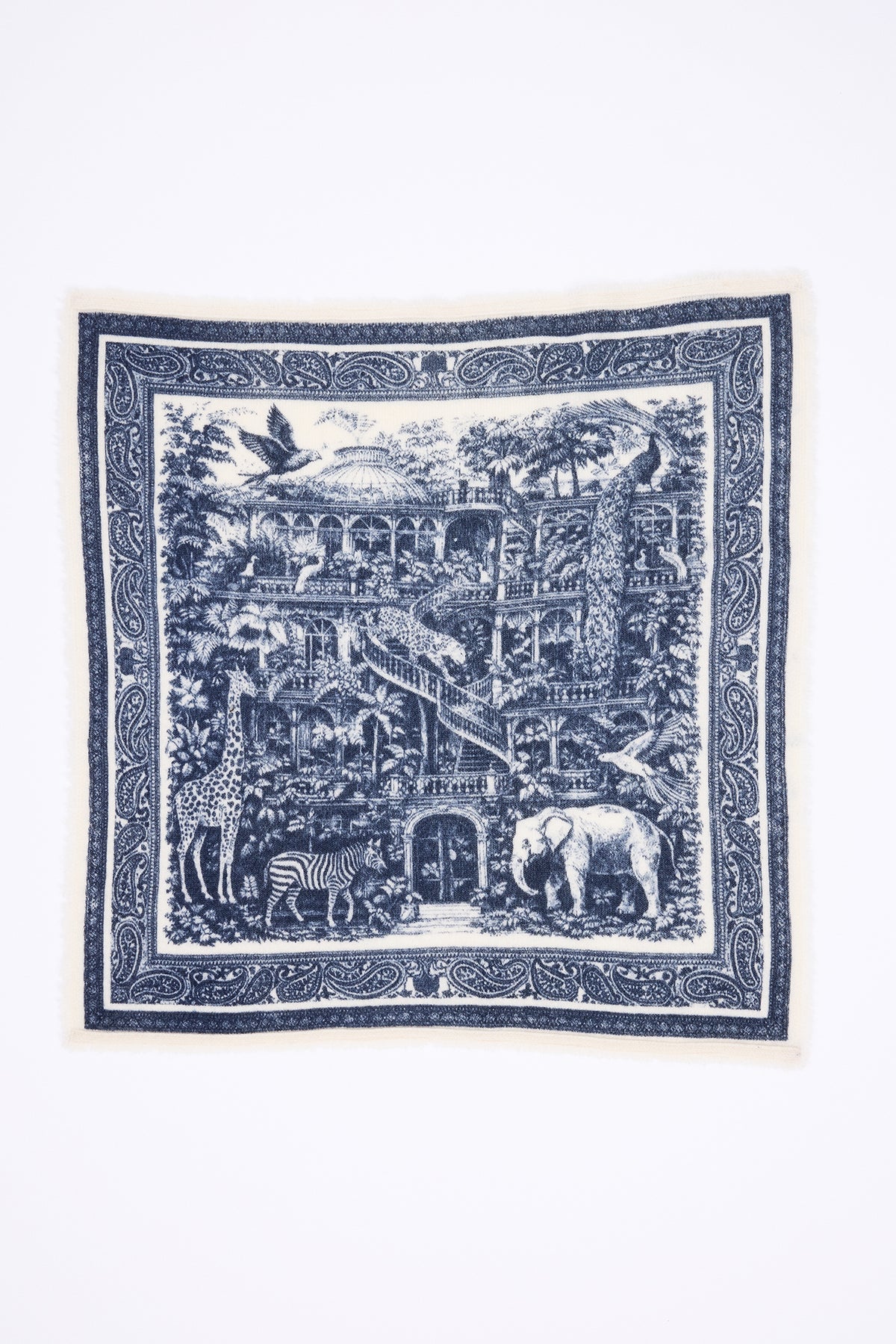 Lille Grande Serre-bandana - Marineblå - Børn - 100 % kashmir