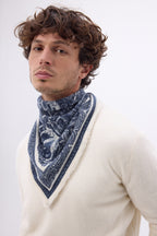 Small Grande Serre Bandana - Navy Blue - Men