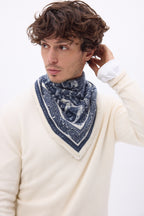 Small Grande Serre Bandana - Navy Blue - Men