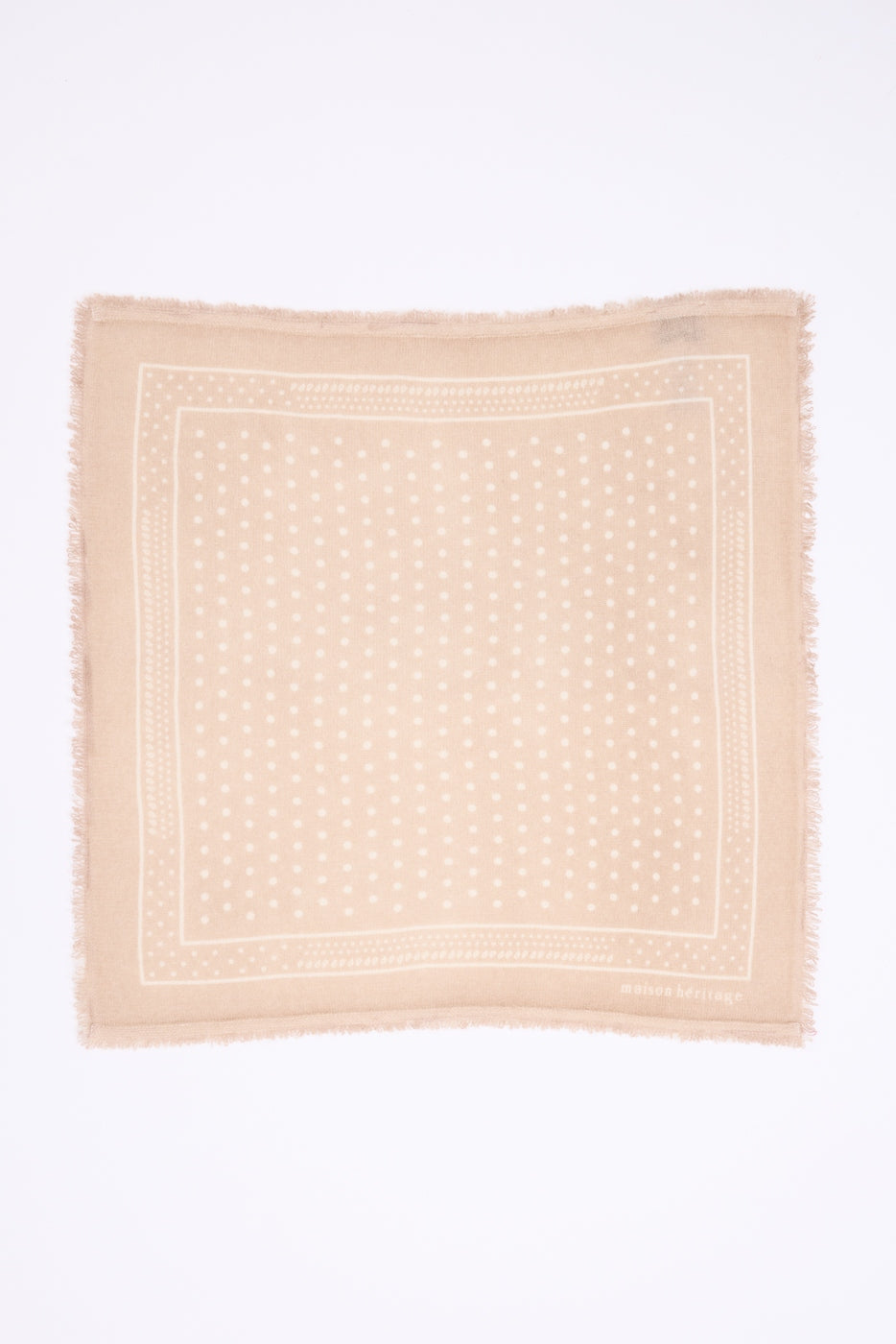 BANDANA/SMALL HERITAGE POIS/ECOLAND/ECOPAPER-K-54*54CM