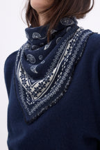Bandana pequeño Peppy - Azul marino - Mujer