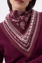 Petit Bandana Peppy - Bordeaux - Femme