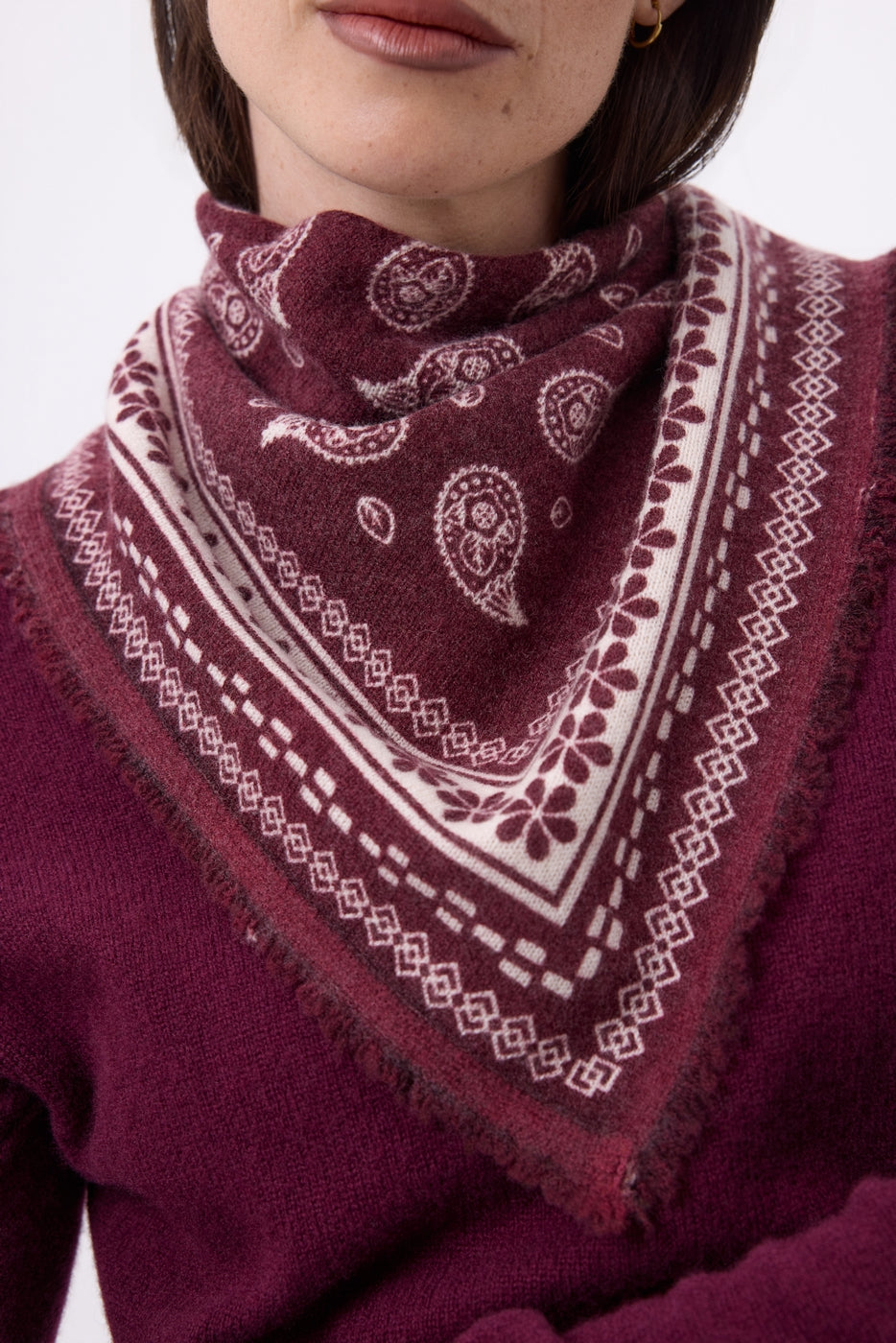 Petit Bandana Peppy - Bordeaux - Femme