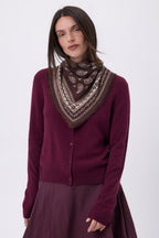 Small Peppy Bandana - Brown - Women