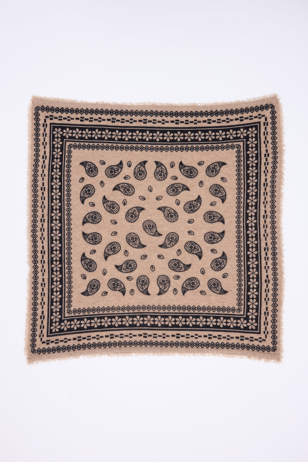Bandana Piccolo Peppy - Beige Crema - Donna - 100% Cashmere