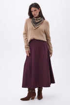 Bandana Piccolo Peppy - Beige Crema - Donna - 100% Cashmere