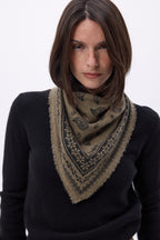 Bandana pequeño Peppy - Caqui jaspeado - Mujer