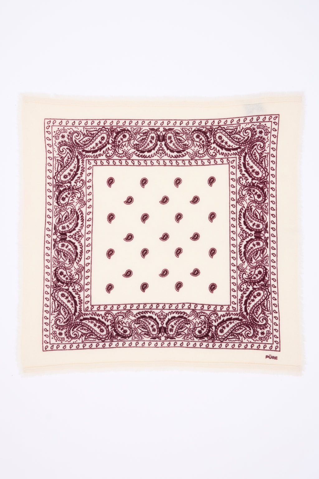 Petit Bandana Presley - Blanc Burgundy - Enfant