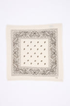 Petit Bandana Presley - Blanc Khaki Chine - Homme