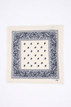 Bandana pequeño Presley - Blanco Azul Marino - Mujer