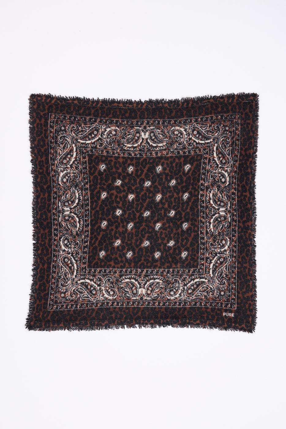 Bandana pequeño Presley - leopardo blanco - niño