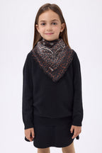 Bandana pequeño Presley - leopardo blanco - niño