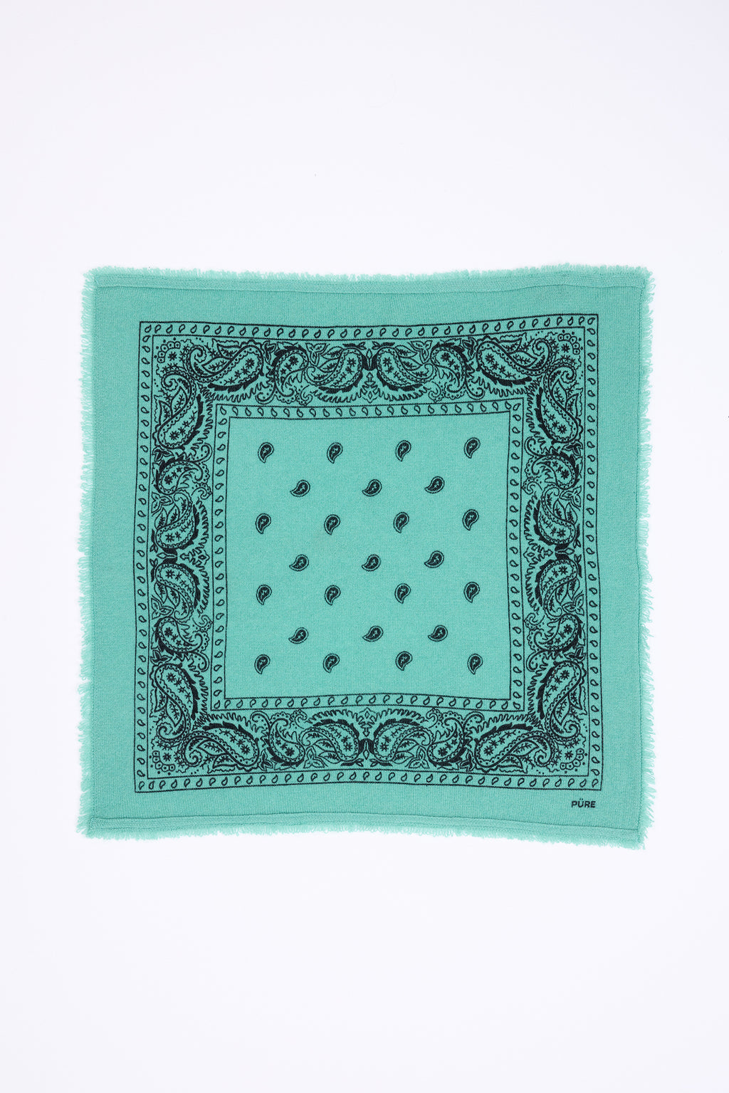 Small Presley Bandana - Pastel Green Black - Women