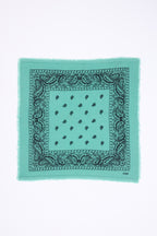 Small Presley Bandana - Pastel Green Black - Women