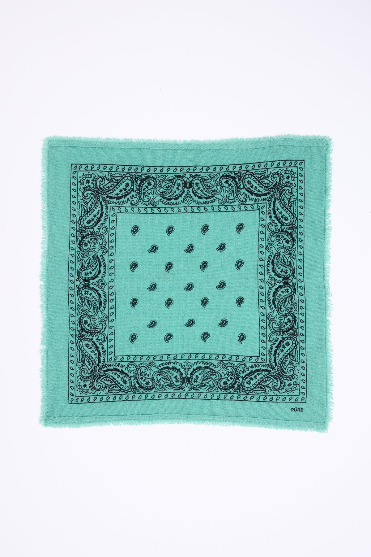 Small Presley Bandana - Pastel Green Black - Women