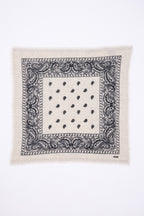 Petit Bandana Presley - Neutral Noir - Homme - 100% Cachemire
