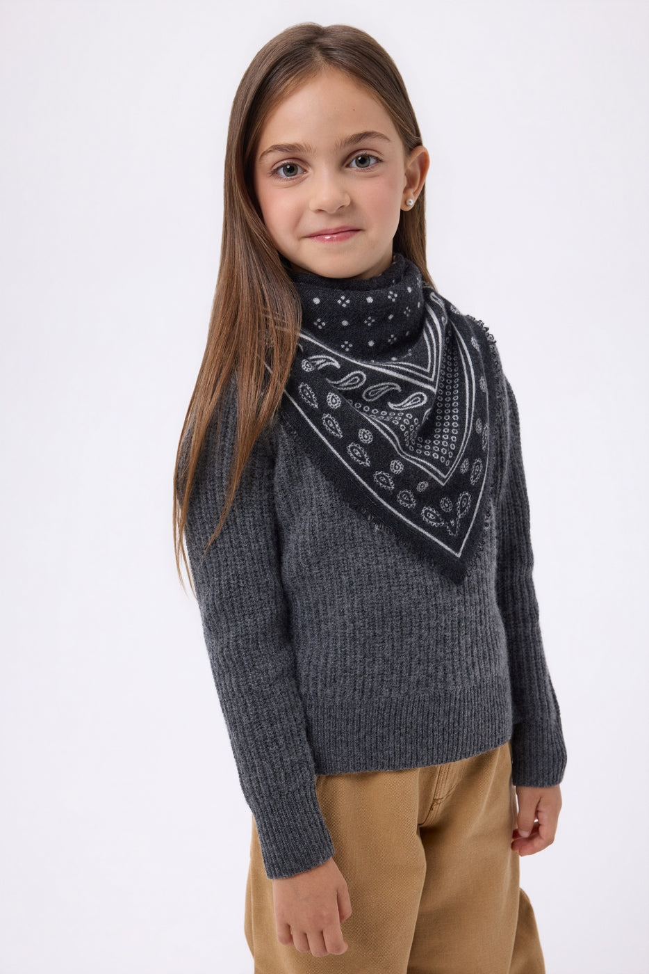 Petit Bandana Quantico - Noir - Enfant