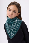 Petit Bandana Quantico - Vert Bouteille - Enfant