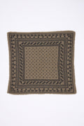 Kleines Bandana Quantico - Meliertes Khaki - Damen - 100% Kaschmir
