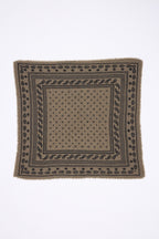 Petit Bandana Quantico - Khaki Chine - Homme - 100% Cachemire