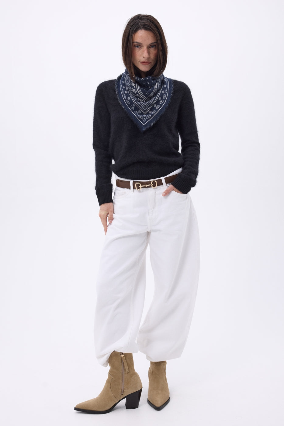 Bandana pequeño Quantico - Azul marino - Mujer