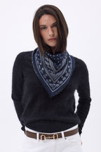 Bandana pequeño Quantico - Azul marino - Mujer