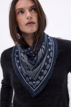 Bandana pequeño Quantico - Azul marino - Mujer
