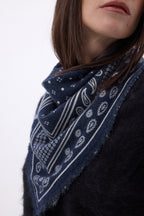 Bandana pequeño Quantico - Azul marino - Mujer
