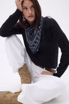 Bandana pequeño Quantico - Azul marino - Mujer