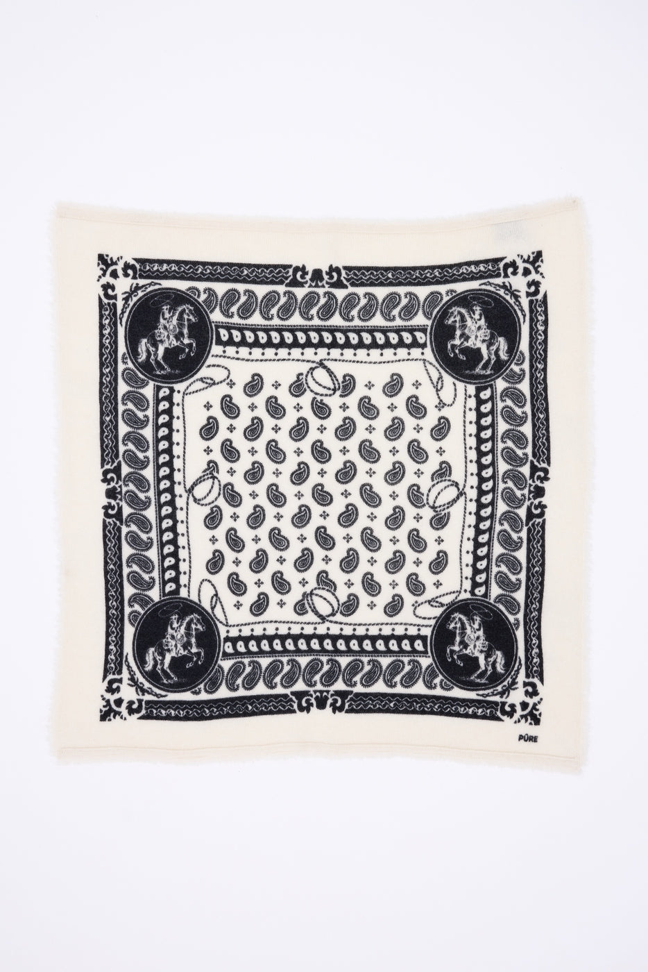 Small Rodeo Bandana - White - Kids