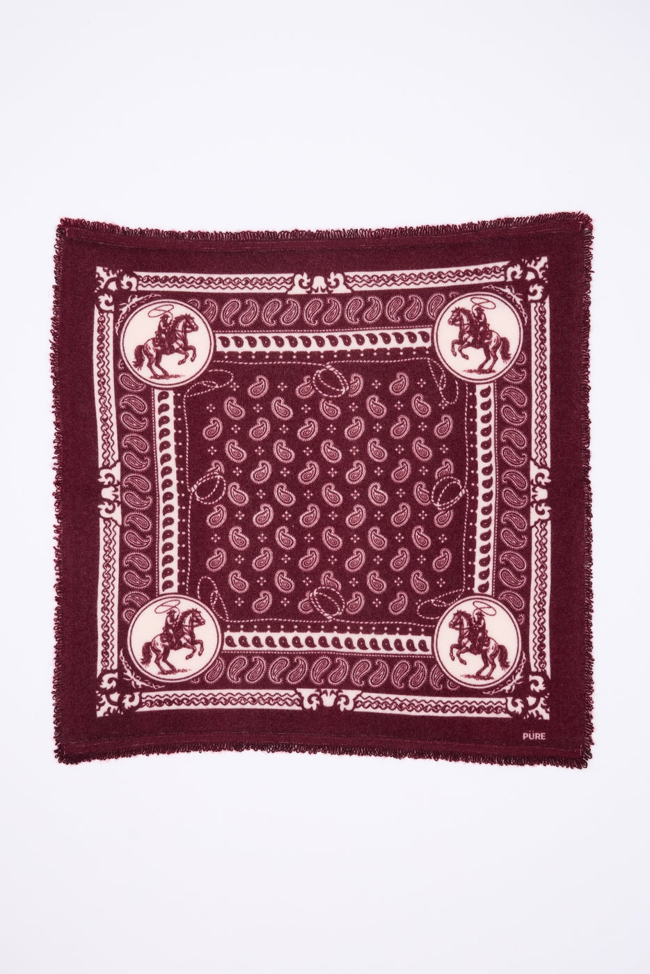 Bandana pequeño de rodeo Small Rodeo - Burdeos - Niño