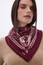 Small Rodeo Bandana Small Rodeo - Burgundy - Women