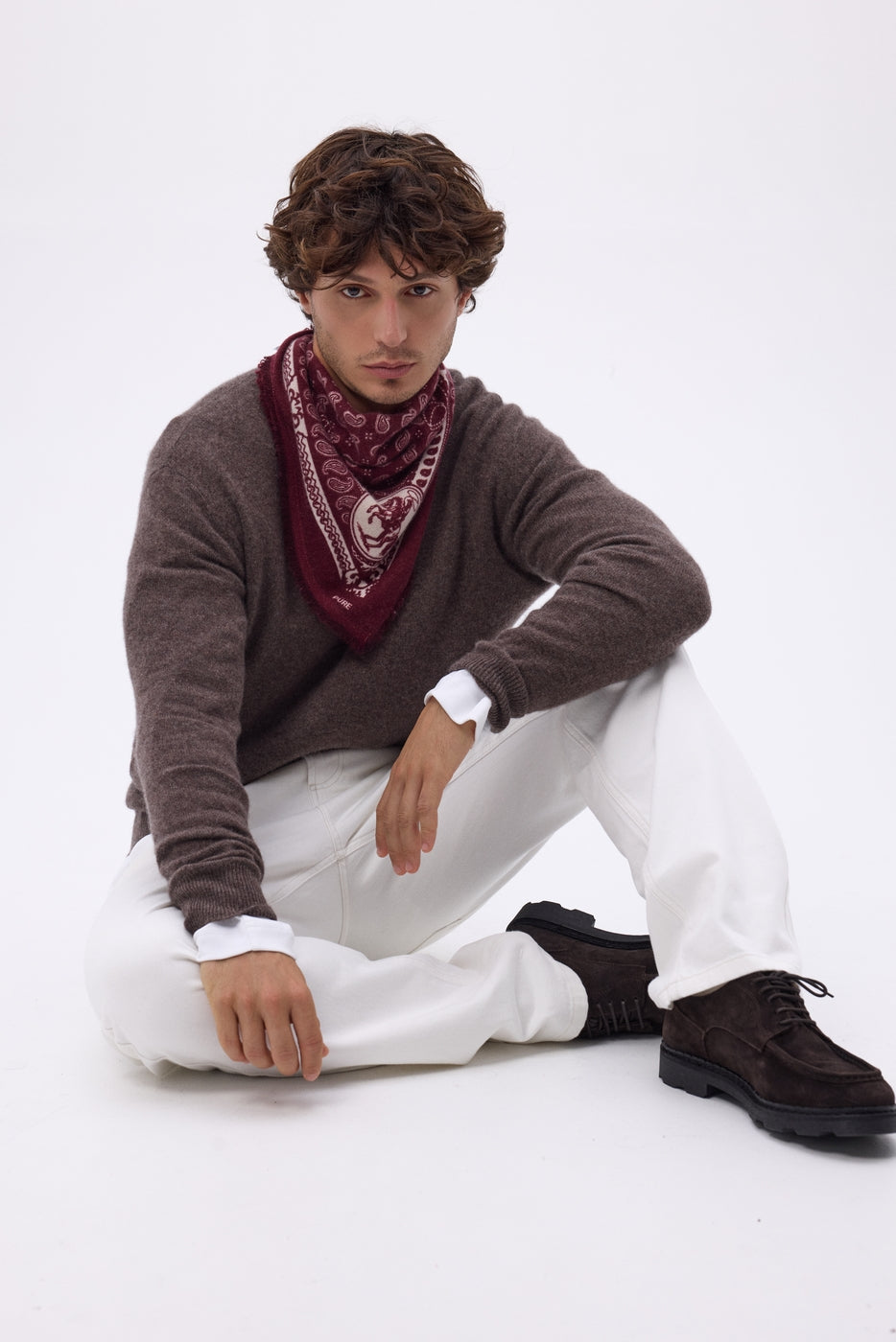 Petit Bandana Rodéo Small Rodeo - Bordeaux - Homme