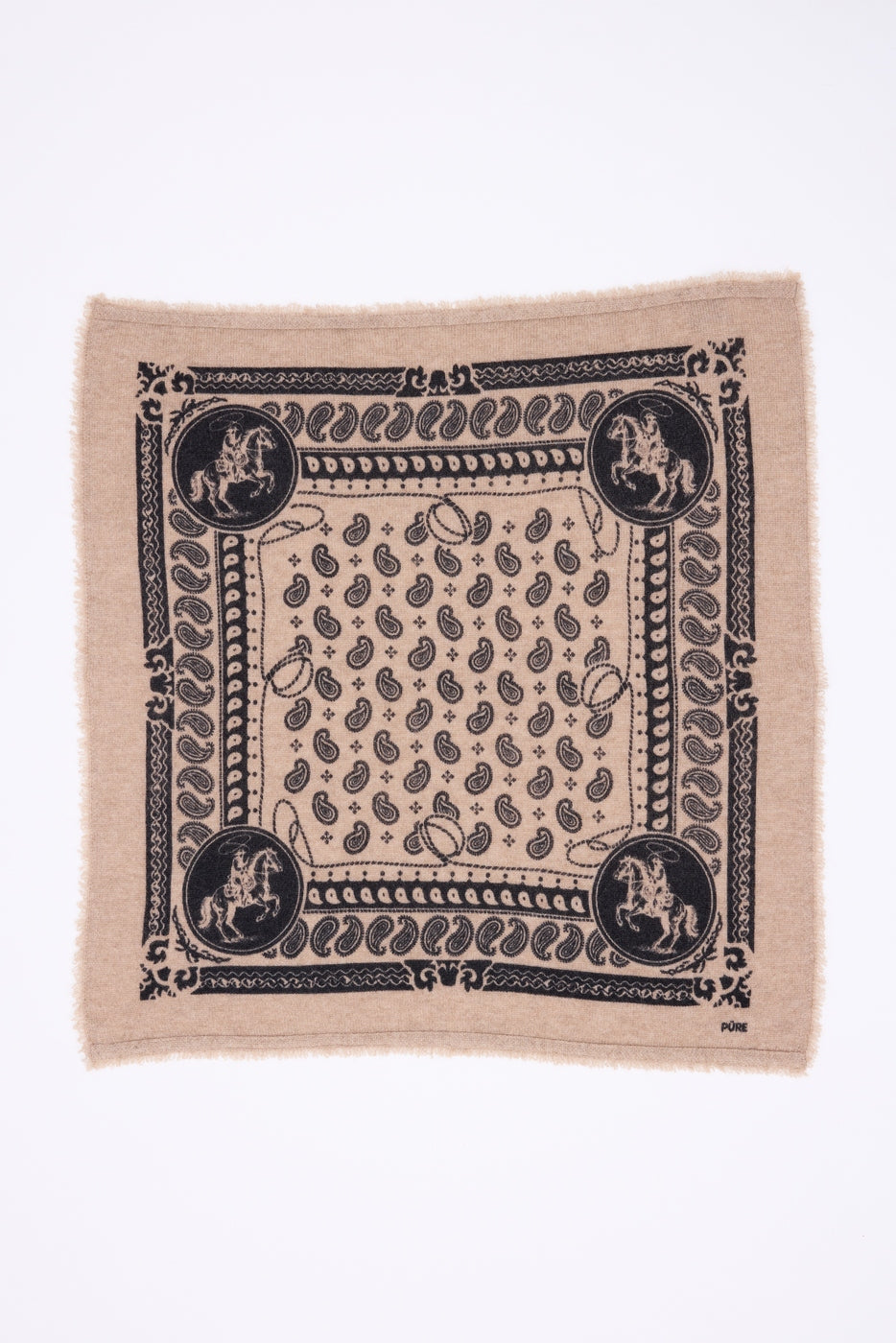 Bandana pequeño de rodeo Small Rodeo - Beige crema - Niño
