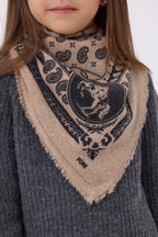 Bandana pequeño de rodeo Small Rodeo - Beige crema - Niño