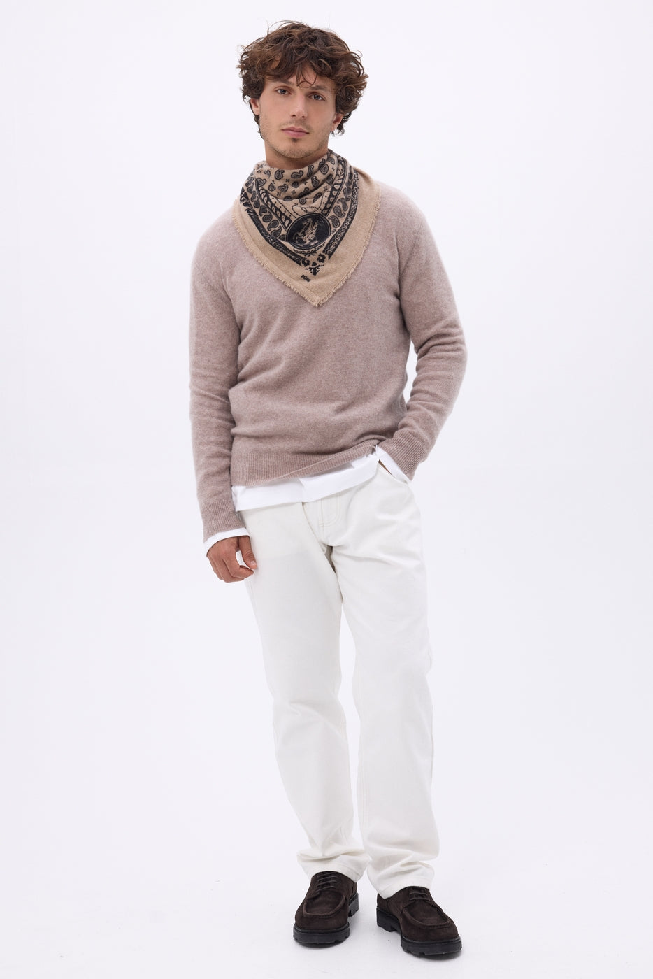 Petit Bandana Rodéo Small Rodeo - Beige Creme - Homme