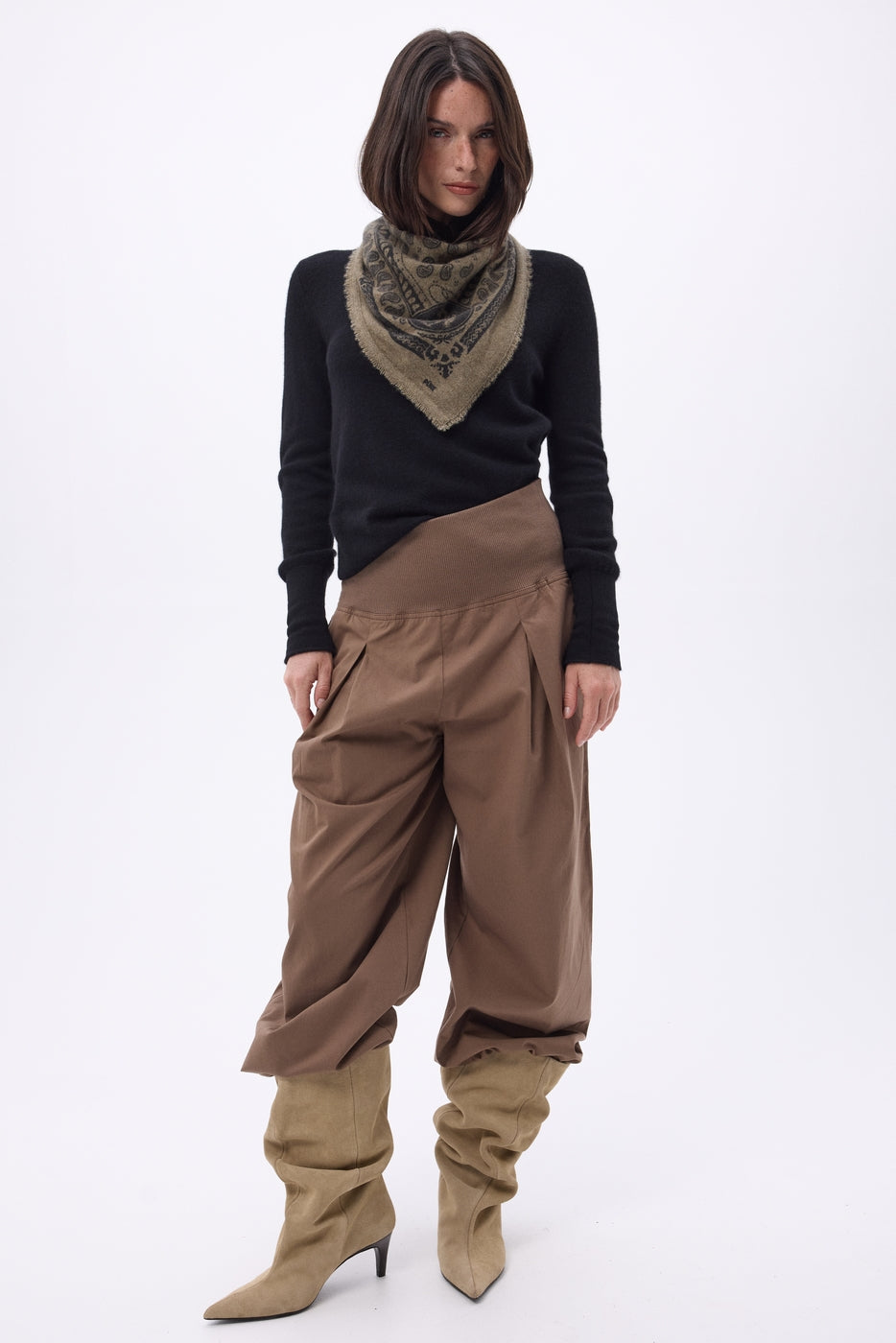 Bandana pequeño de rodeo Small Rodeo - caqui jaspeado - mujer