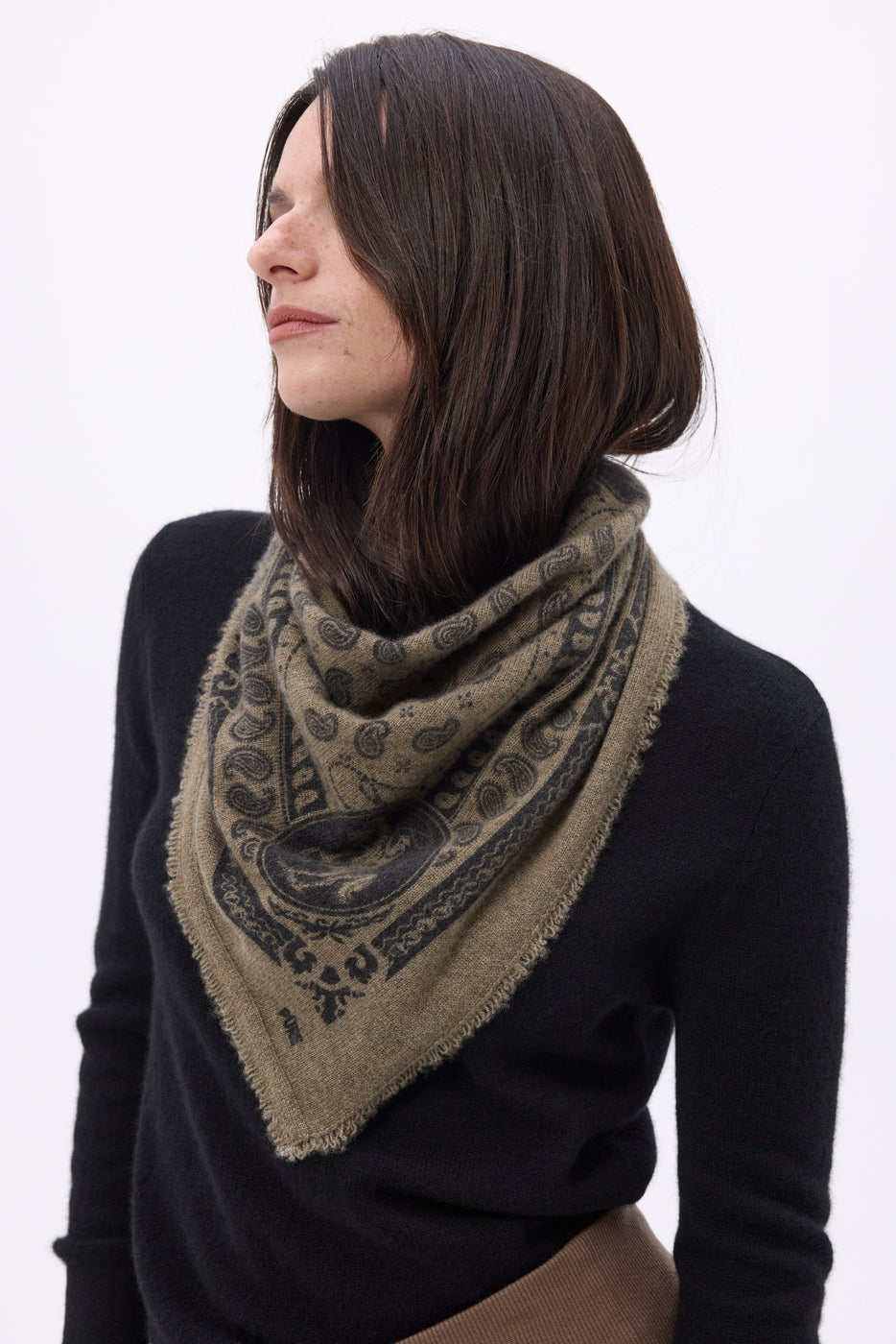 Bandana pequeño de rodeo Small Rodeo - caqui jaspeado - mujer