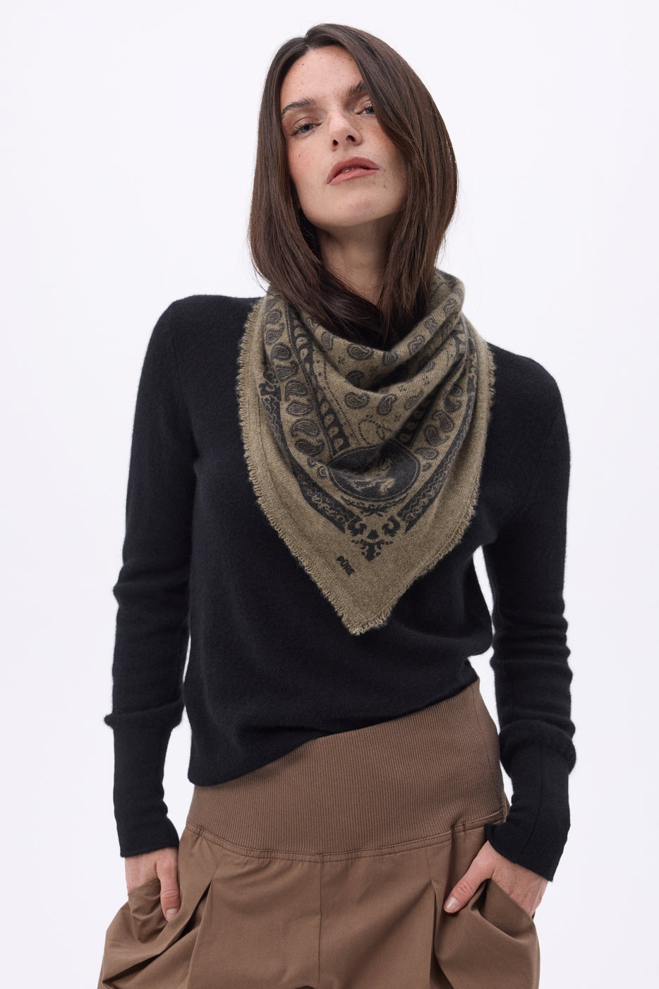 Bandana pequeño de rodeo Small Rodeo - caqui jaspeado - mujer