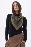 Bandana pequeño de rodeo Small Rodeo - caqui jaspeado - mujer