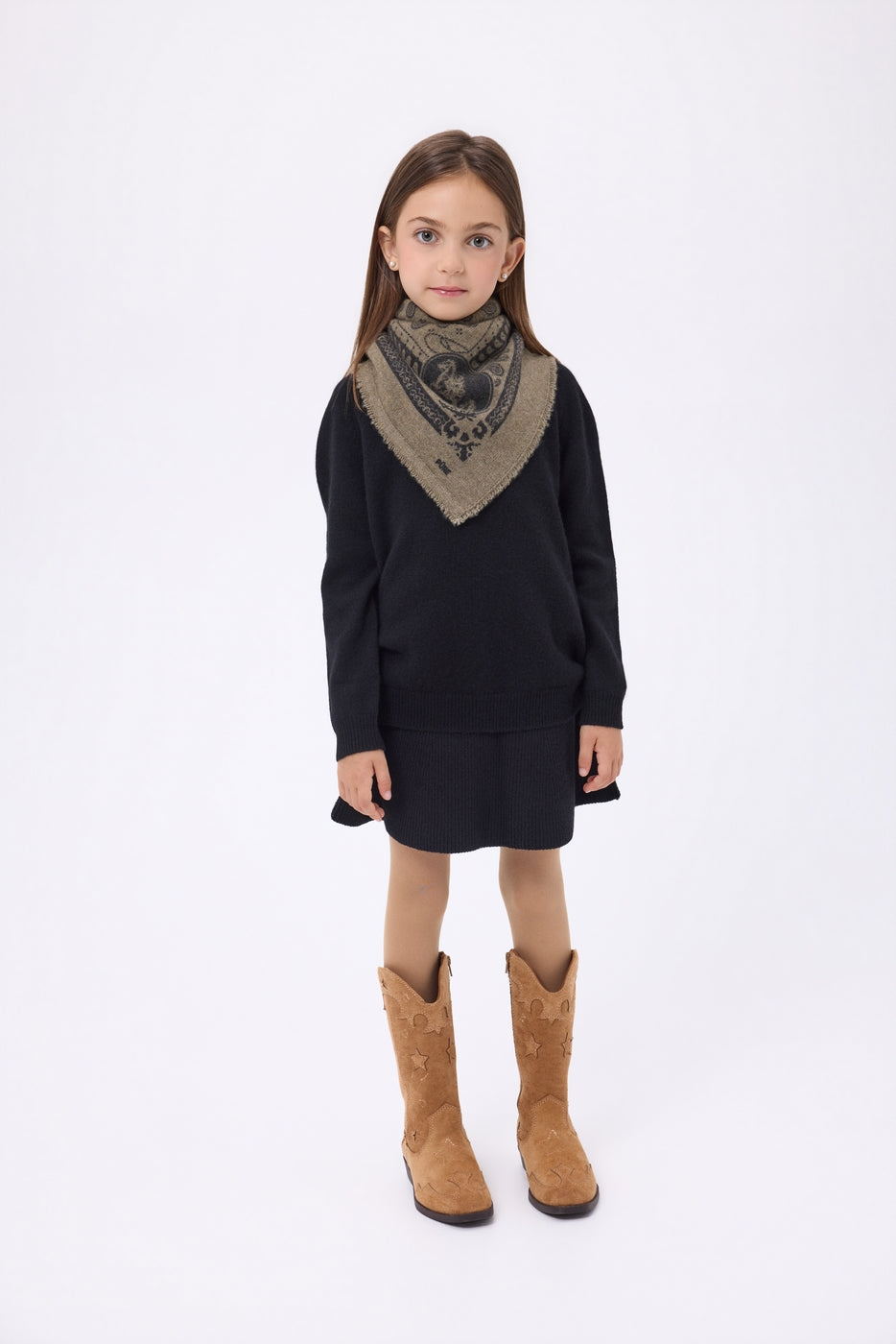 Petit Bandana Rodéo Small Rodeo - Khaki Chine - Enfant