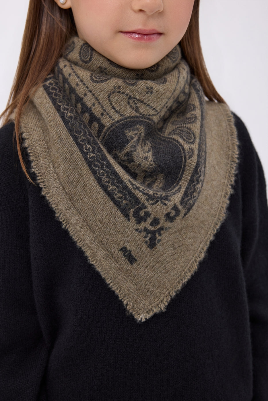 Petit Bandana Rodéo Small Rodeo - Khaki Chine - Enfant