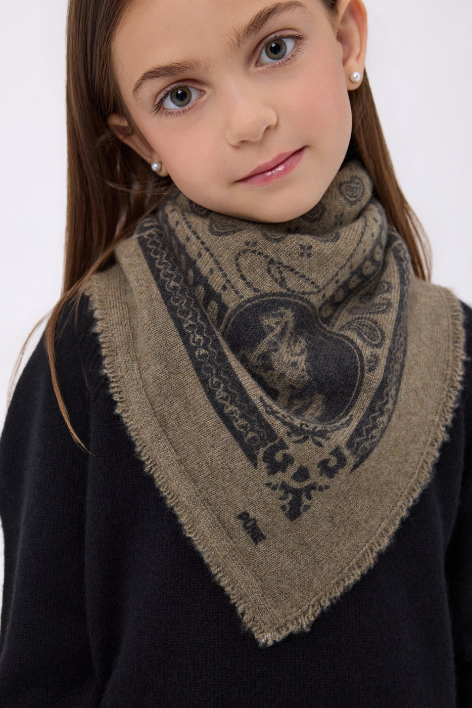 Petit Bandana Rodéo Small Rodeo - Khaki Chine - Enfant