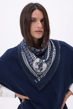 Petit Bandana Rodéo Small Rodeo - Bleu Marine - Femme