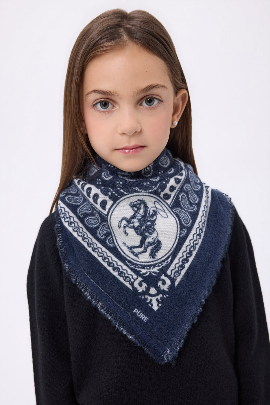 Petit Bandana Rodéo Small Rodeo - Bleu Marine - Enfant