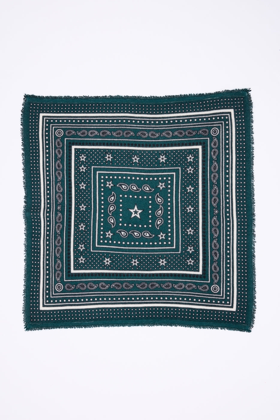 Petit Bandana Star - Vert Bouteille - Femme