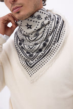Bandana pequeño Star - Blanco - Hombre
