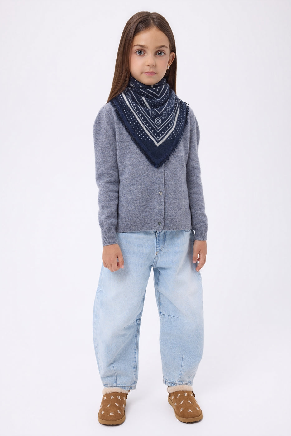 Petit Bandana Star - Bleu Marine - Enfant