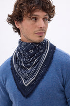 Bandana Star pequeño - Azul marino - Hombre
