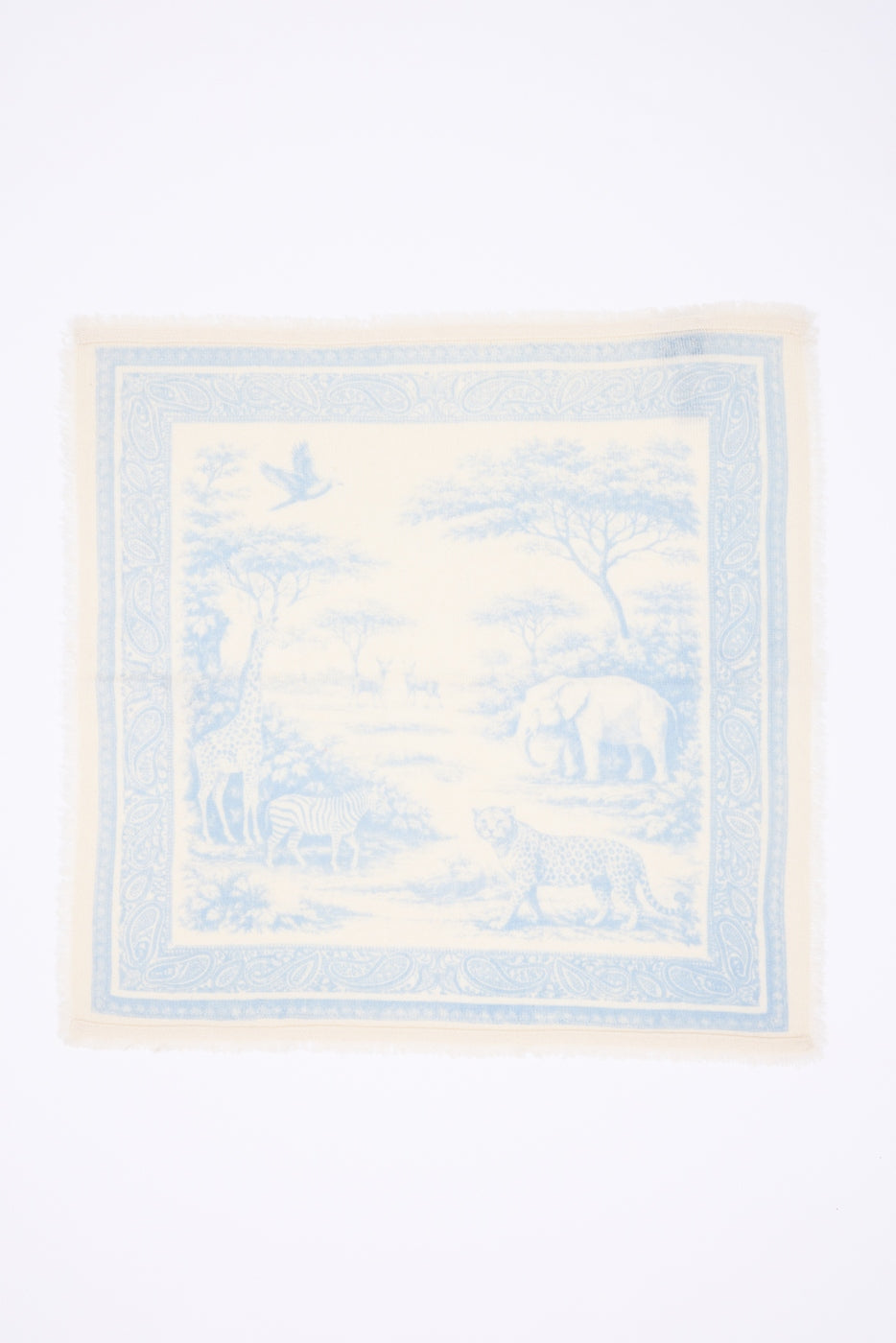 Bandana pequeño Toile de Jouy - Azul cielo - Infantil